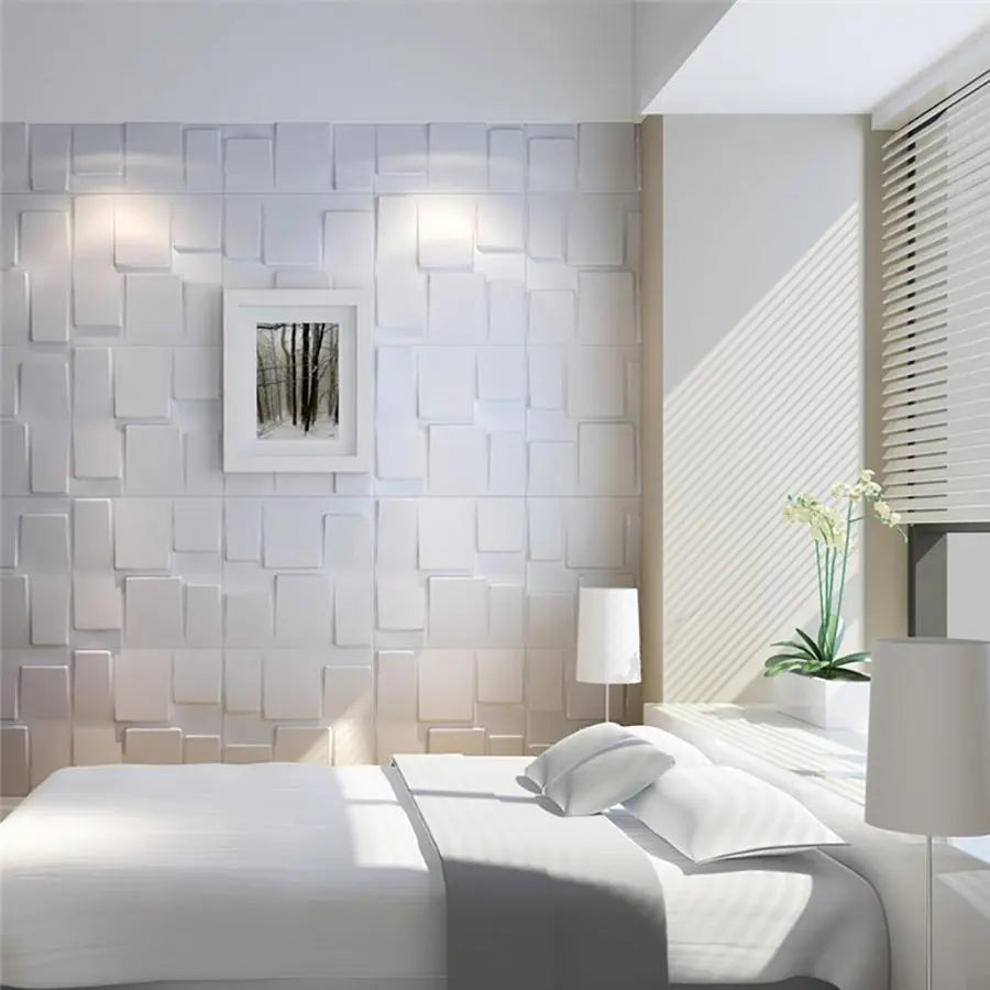 3D PVC Wall Panels – Diamond Texture Peel &Stick Tiles  ✨🧱