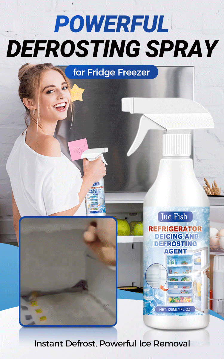 Defrosting Spray for Fridge Freezer🎁With free spatula