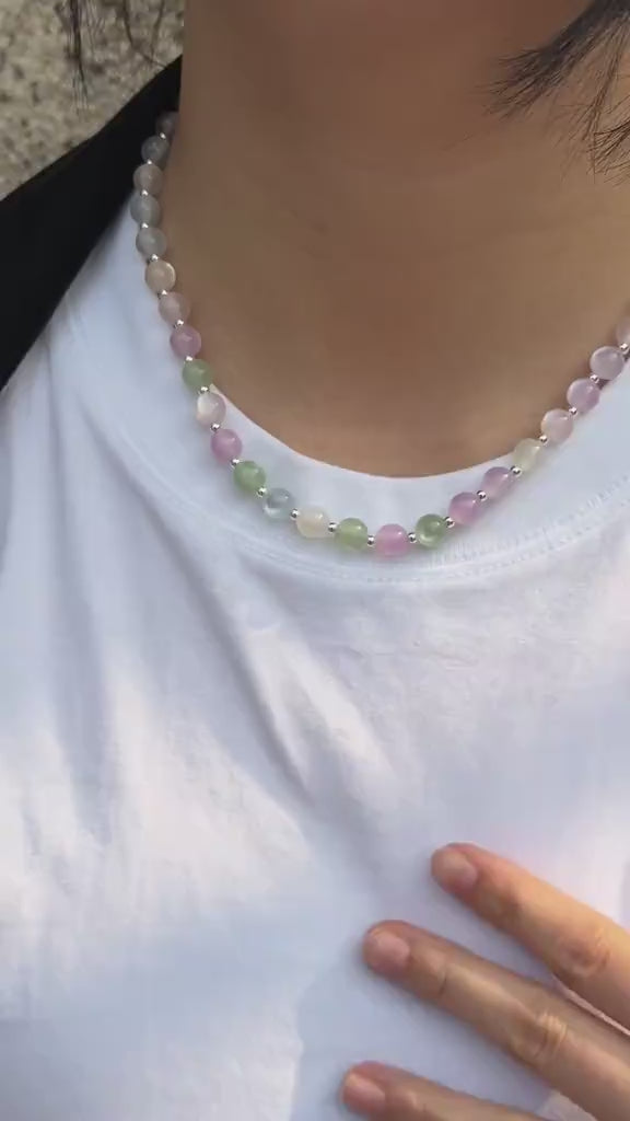 Magic Sun Choker – UV-Reactive Rainbow Beads for Indoor &amp; Outdoor Wear 🌞📿