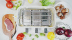 Electric Indoor Grill & Griddle - 2-in-1 Smokeless Kitchen Grill, 1500w, Dishwasher Safe, BBQ Pan with Non-Stick Plates