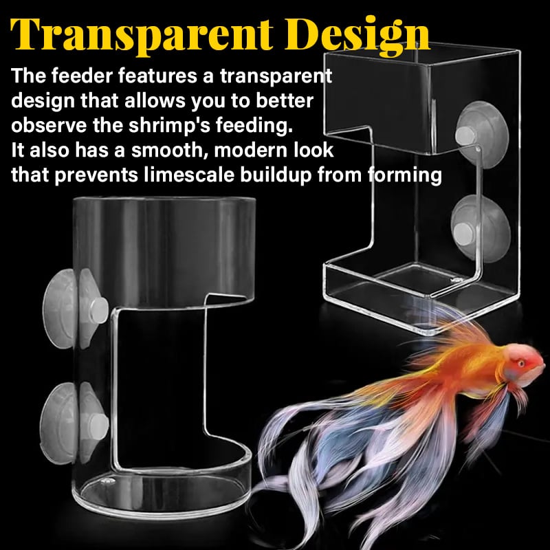 Aquarium Feeding Ring &Tray – Keep Food in Place, Filter Clean 🐟🍽️